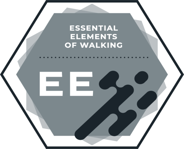 Badge for the Essential Elements of Walking Gait course